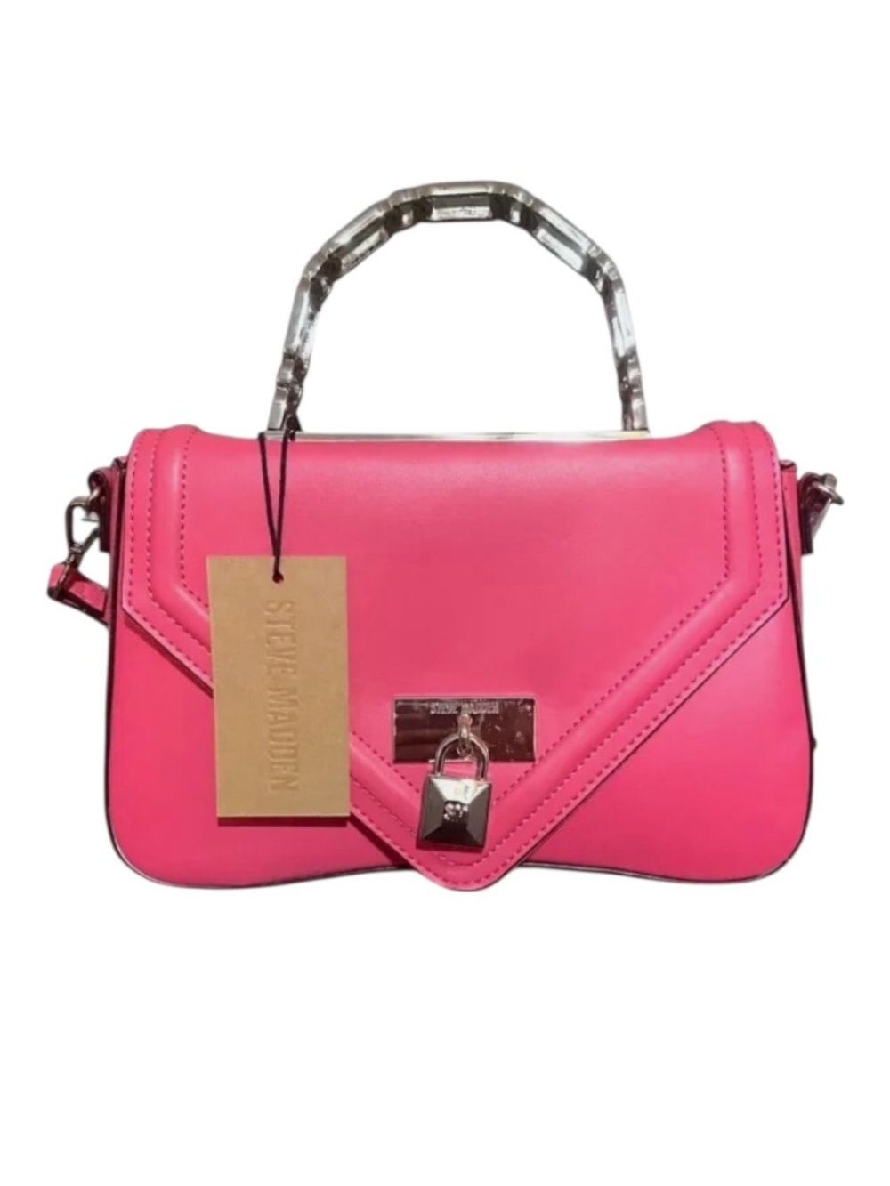 Steve Madden Candy Pink Bginerva Crossbody Bag Purse